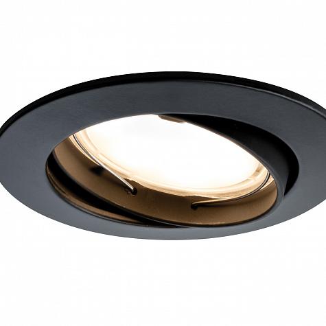92776 Светильник-комплект  EBL Coin LED 3x6,5W 51mm , черный